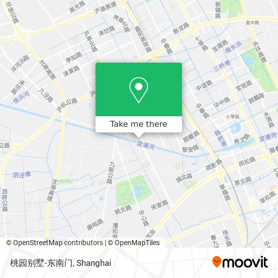 桃园别墅-东南门 map