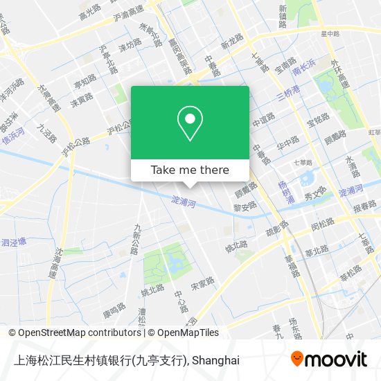 上海松江民生村镇银行(九亭支行) map