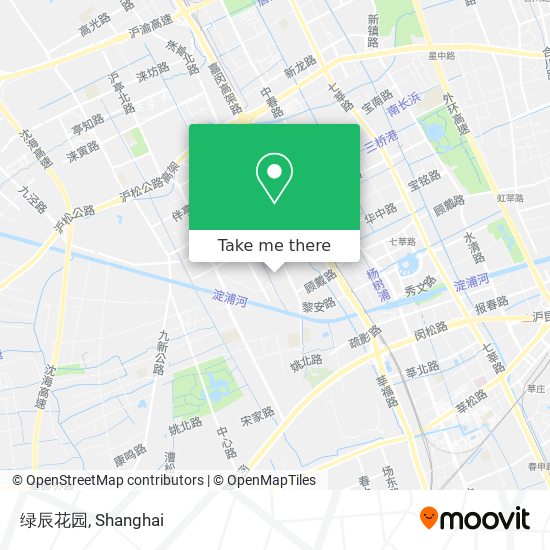 绿辰花园 map