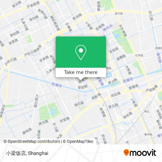 小梁饭店 map