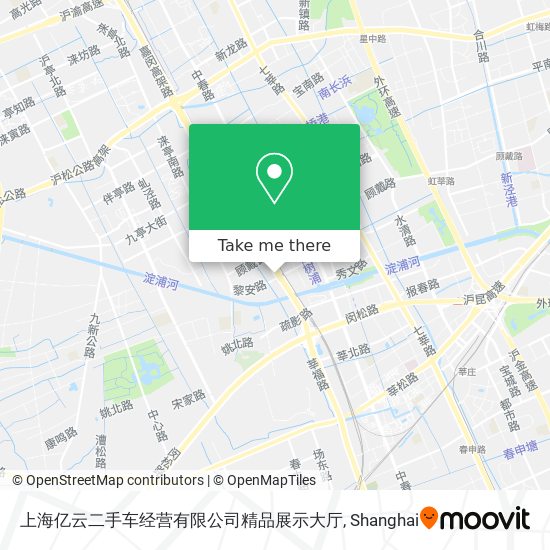 上海亿云二手车经营有限公司精品展示大厅 map