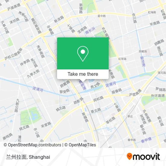兰州拉面 map