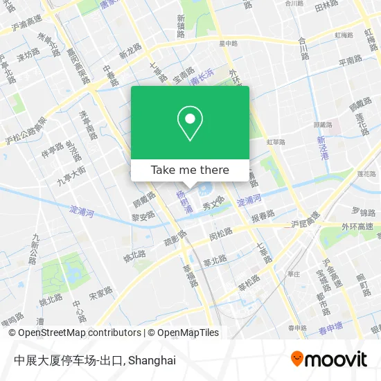 中展大厦停车场-出口 map