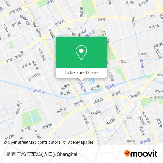 赢嘉广场停车场(入口) map