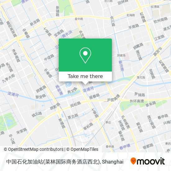 中国石化加油站(菜林国际商务酒店西北) map