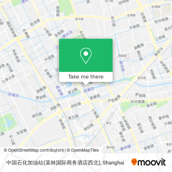 中国石化加油站(菜林国际商务酒店西北) map