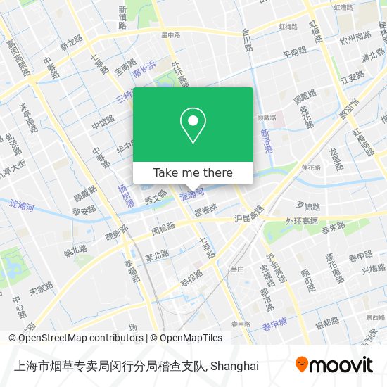 上海市烟草专卖局闵行分局稽查支队 map