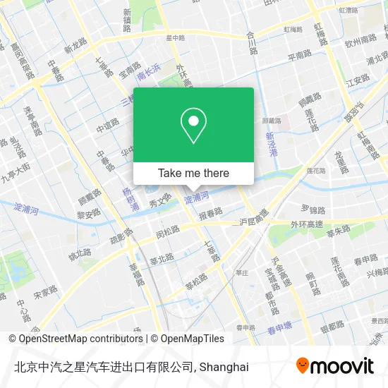 北京中汽之星汽车进出口有限公司 map