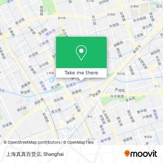 上海真真百货店 map