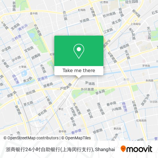浙商银行24小时自助银行(上海闵行支行) map