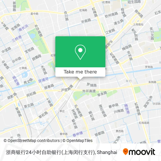 浙商银行24小时自助银行(上海闵行支行) map