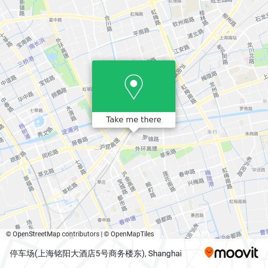 停车场(上海铭阳大酒店5号商务楼东) map
