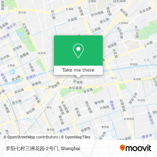 罗阳七村三洲花园-2号门 map