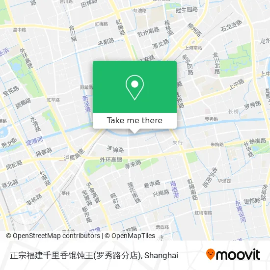 正宗福建千里香馄饨王(罗秀路分店) map