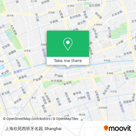 上海欣苑西班牙名园 map