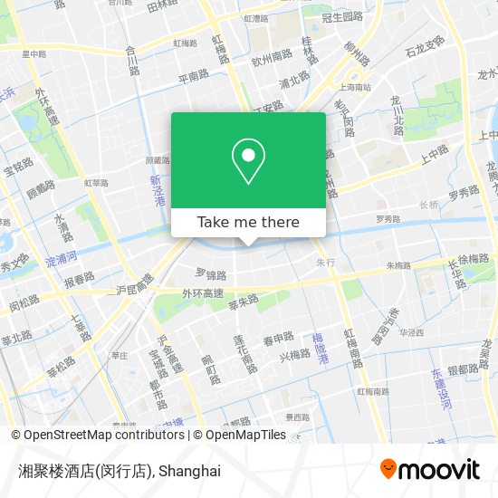 湘聚楼酒店(闵行店) map