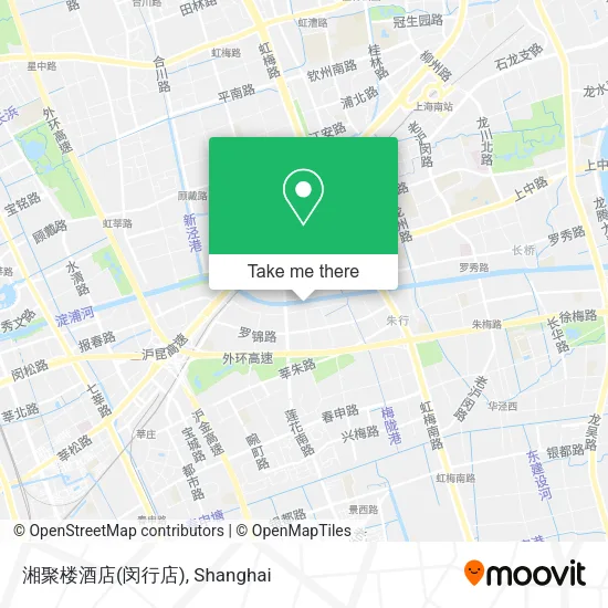 湘聚楼酒店(闵行店) map