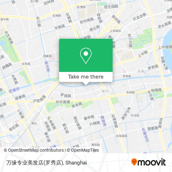 万缘专业美发店(罗秀店) map