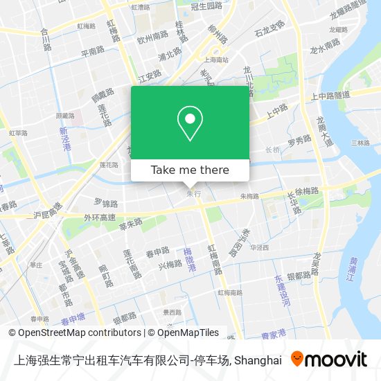 上海强生常宁出租车汽车有限公司-停车场 map