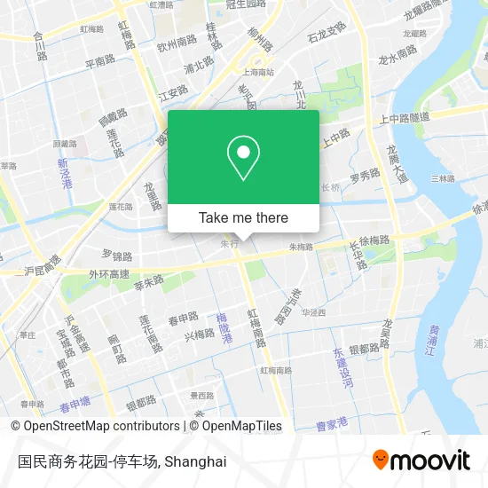 国民商务花园-停车场 map