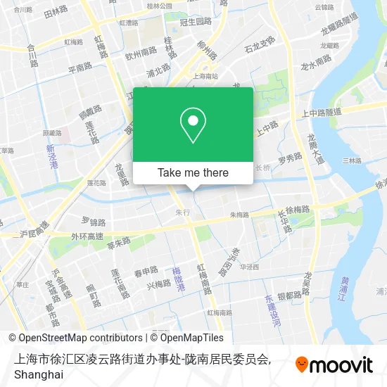 上海市徐汇区凌云路街道办事处-陇南居民委员会 map