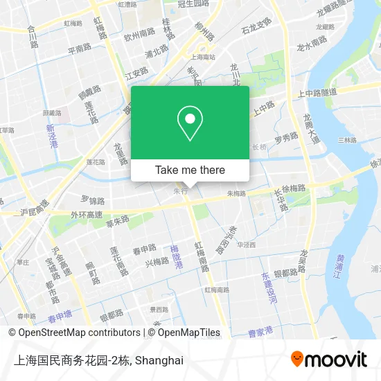 上海国民商务花园-2栋 map