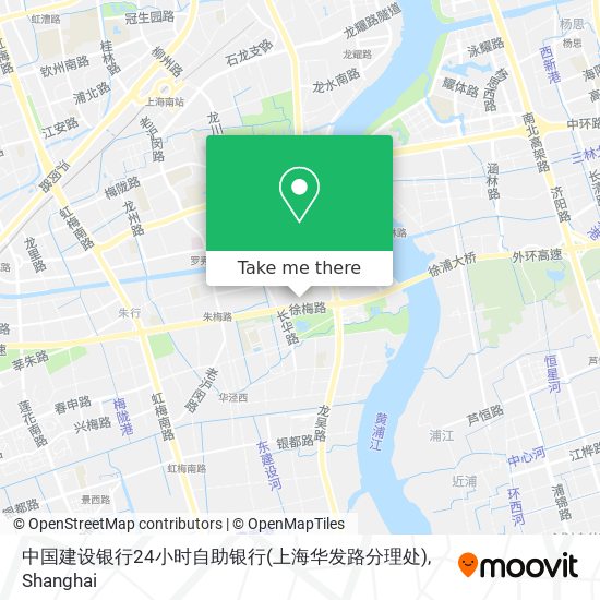 中国建设银行24小时自助银行(上海华发路分理处) map