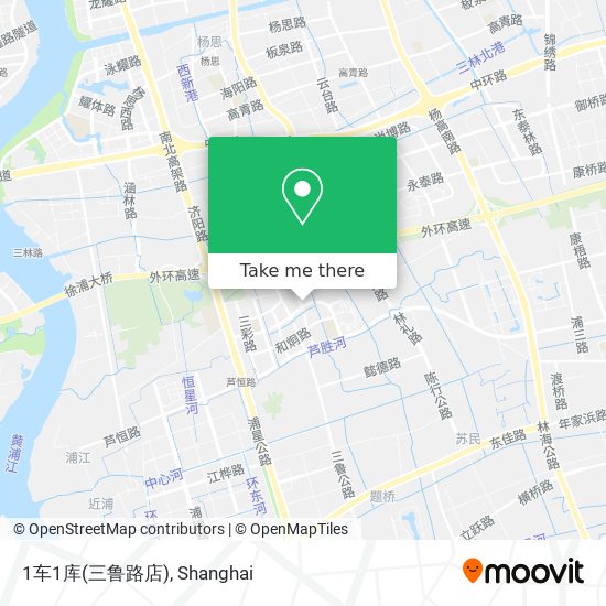 1车1库(三鲁路店) map