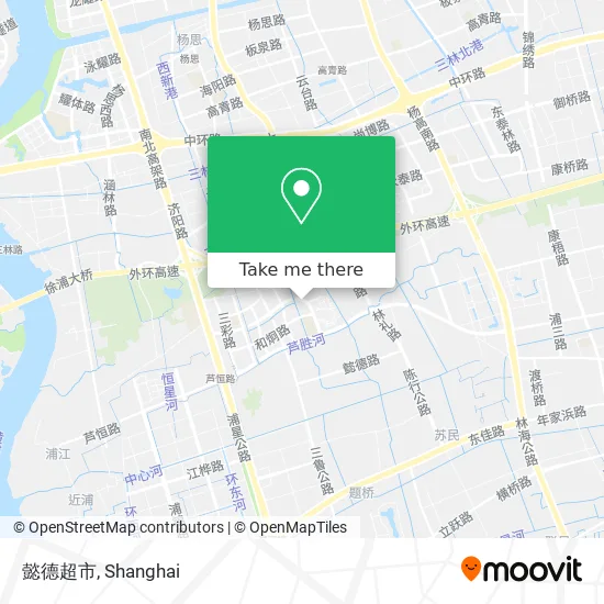 懿德超市 map