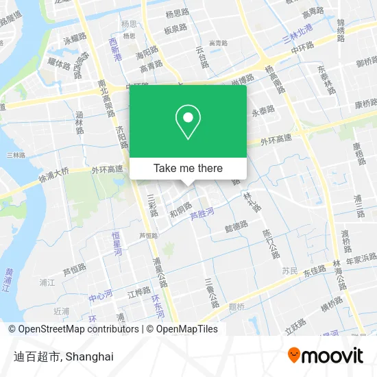 迪百超市 map