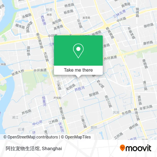 阿拉宠物生活馆 map