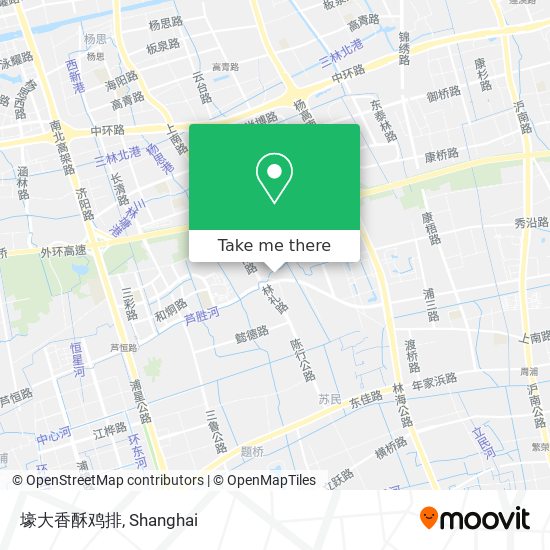 壕大香酥鸡排 map