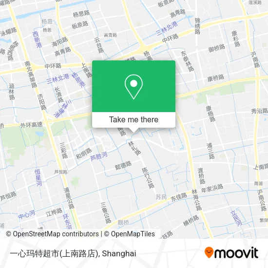 一心玛特超市(上南路店) map
