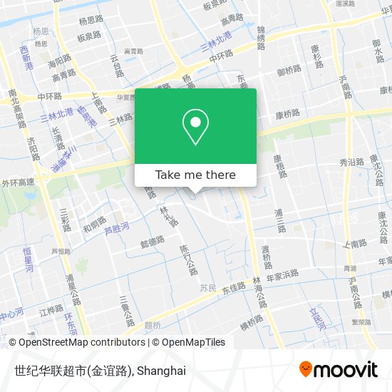 世纪华联超市(金谊路) map