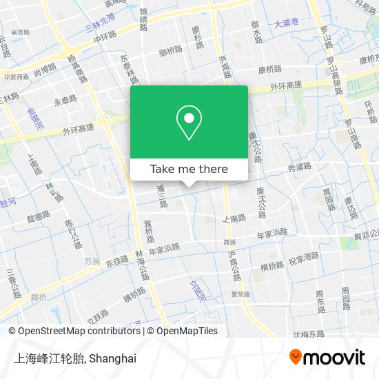 上海峰江轮胎 map