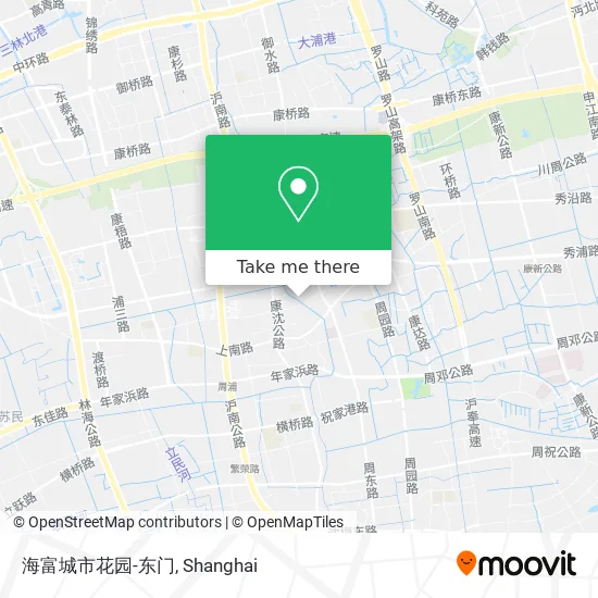 海富城市花园-东门 map