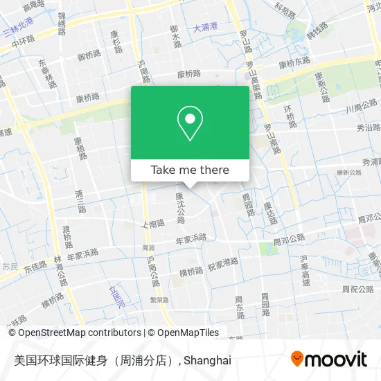 美国环球国际健身（周浦分店） map