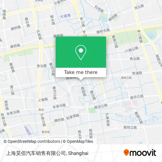 上海昊佰汽车销售有限公司 map