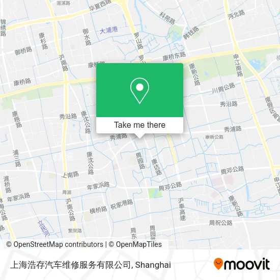 上海浩存汽车维修服务有限公司 map