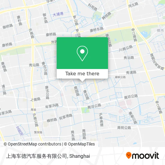上海车德汽车服务有限公司 map