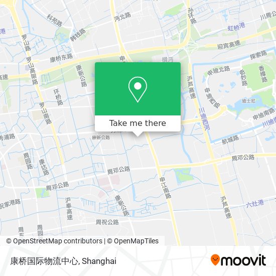 康桥国际物流中心 map