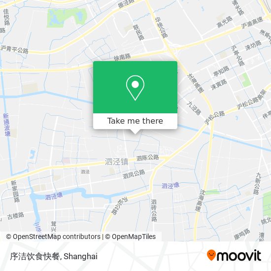 序洁饮食快餐 map