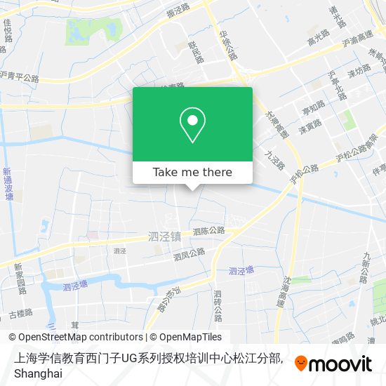 上海学信教育西门子UG系列授权培训中心松江分部 map