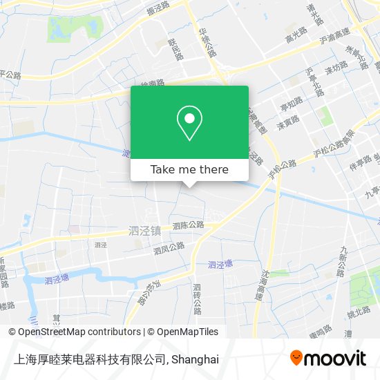 上海厚睦莱电器科技有限公司 map