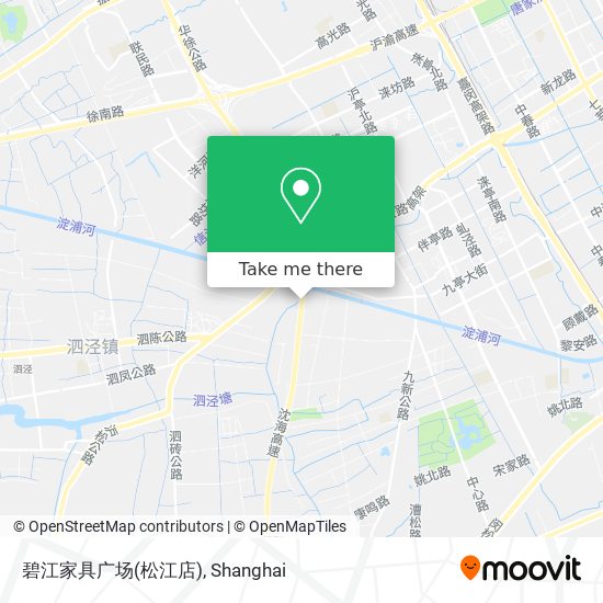 碧江家具广场(松江店) map