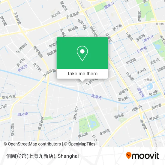 佰圆宾馆(上海九新店) map