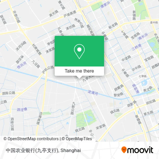 中国农业银行(九亭支行) map