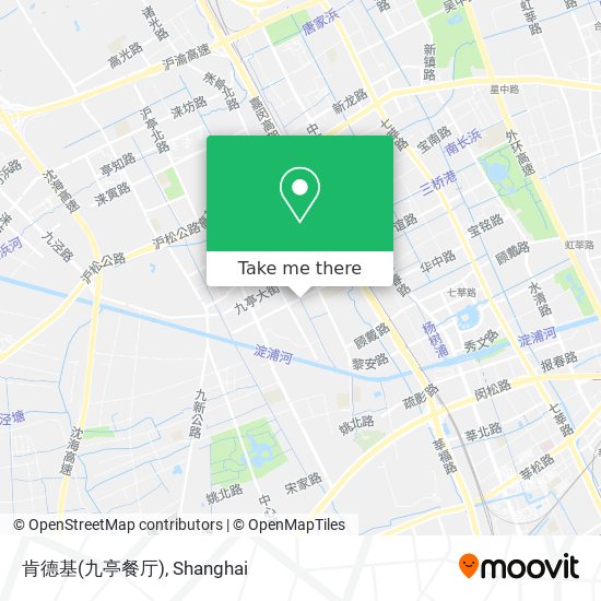 肯德基(九亭餐厅) map