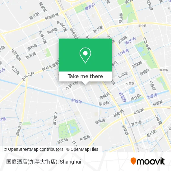 国庭酒店(九亭大街店) map
