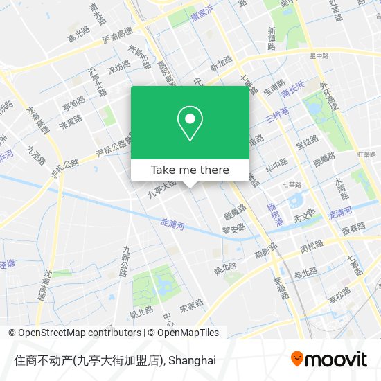 住商不动产(九亭大街加盟店) map